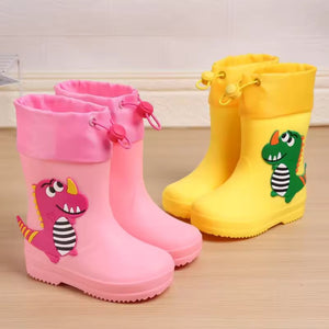 Bottes de Pluie Garcon Dinosaure Antidérapantes Jaune - Acheter Parapluie