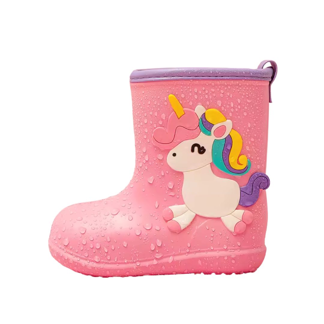 Bottes de Pluie Pour Enfants Dinosaure Rose - Acheter Parapluie