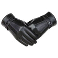 Gants En Cuir Premium Unisex Noir - Acheter Parapluie