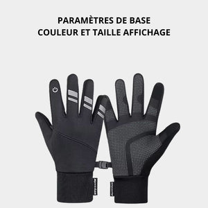 Gants Homme Tactile Premium Gris - Acheter Parapluie