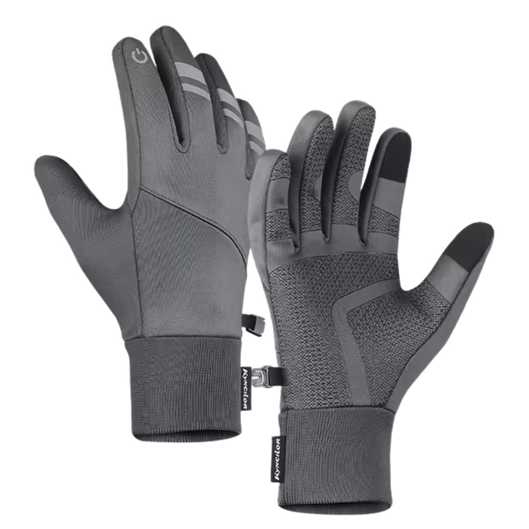 Gants Homme Tactile Premium Gris - Acheter Parapluie