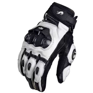 Gants Moto Homme Premium Blanc - Acheter Parapluie