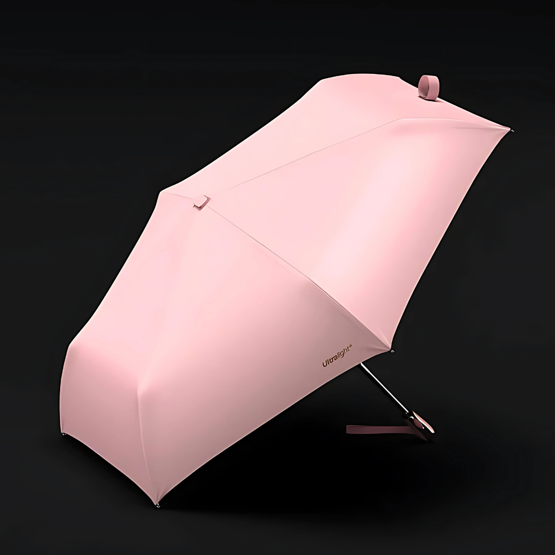 Mini Parapluie Automatique Pliant Premium Rose - Acheter Parapluie