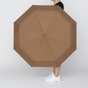Mini Parapluie Automatique Premium Brun - Acheter Parapluie
