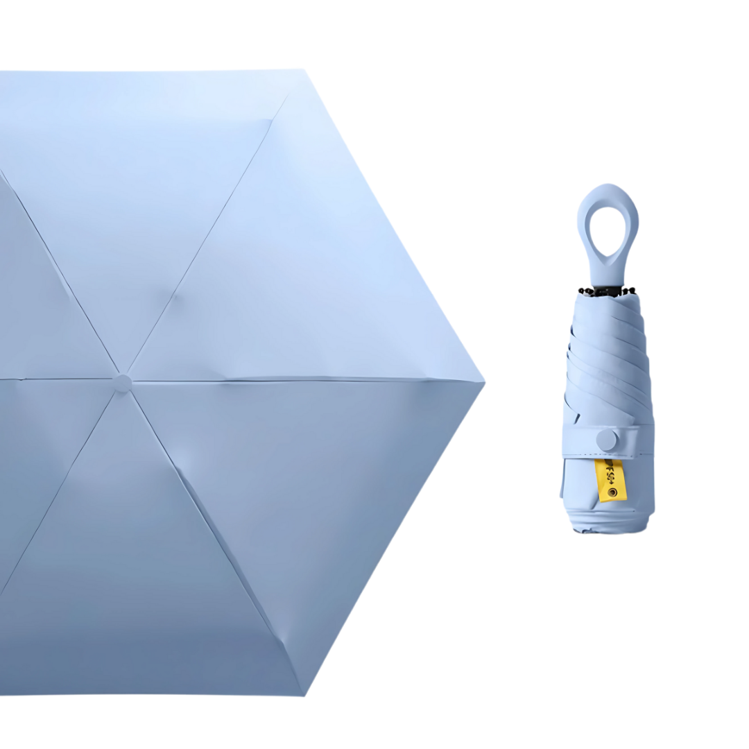 Mini Parapluie Capsule Compact Bleu Ciel - Acheter Parapluie