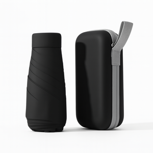 Mini Parapluie Capsule – Pliant, Imperméable et Anti-UV, Idéal Voyage et Plein Air Noir - Acheter Parapluie