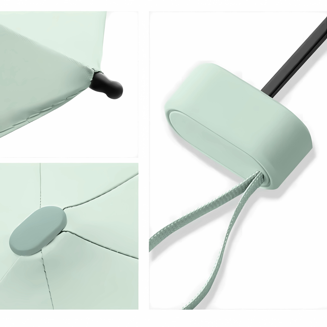 Mini Parapluie Capsule – Pliant, Imperméable et Anti-UV, Idéal Voyage et Plein Air Vert - Acheter Parapluie