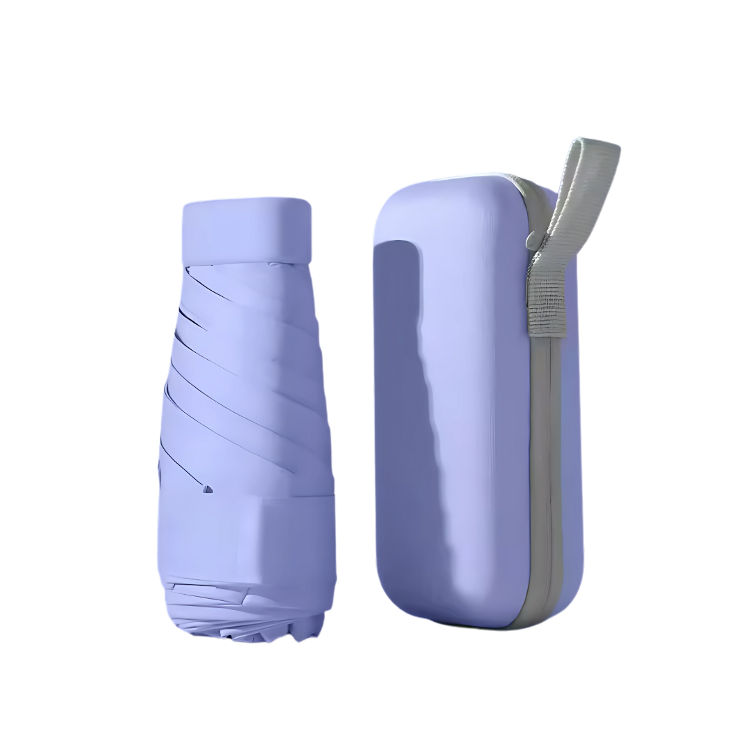 Mini Parapluie Capsule – Pliant, Imperméable et Anti-UV, Idéal Voyage et Plein Air Violet - Acheter Parapluie