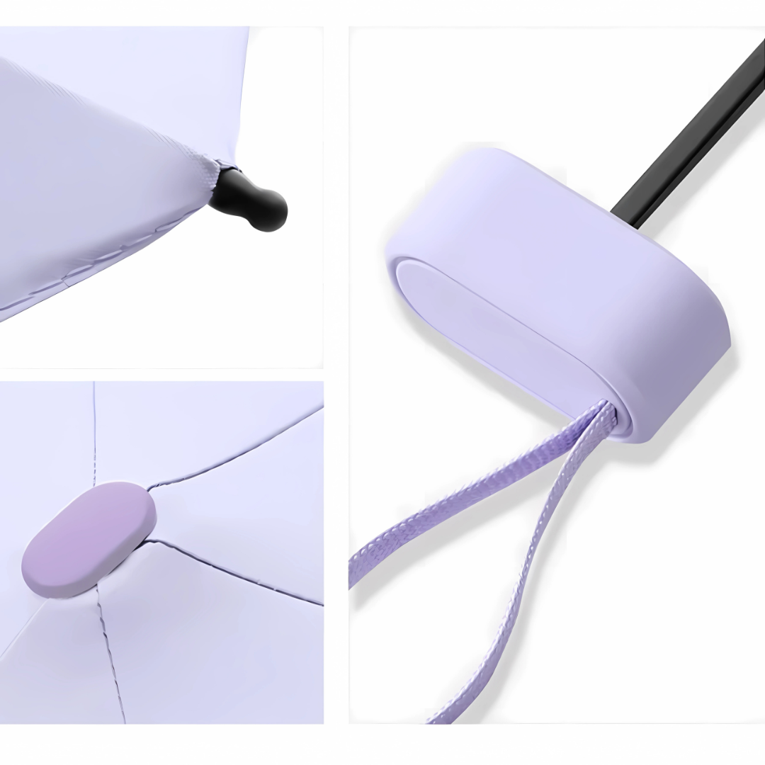 Mini Parapluie Capsule – Pliant, Imperméable et Anti-UV, Idéal Voyage et Plein Air Violet - Acheter Parapluie