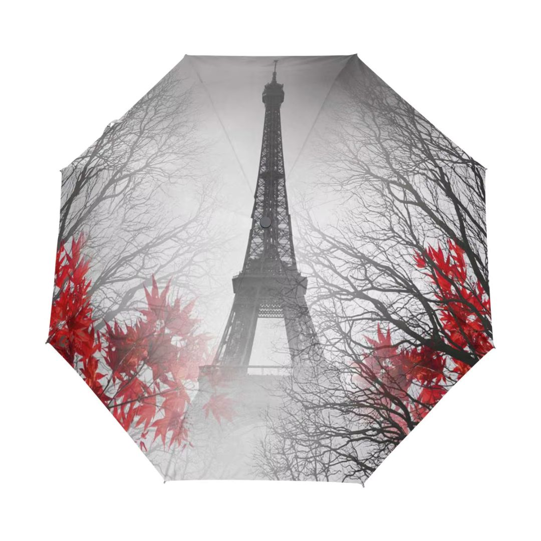 Parapluie à Motifs Paris Premium Gris - Acheter Parapluie