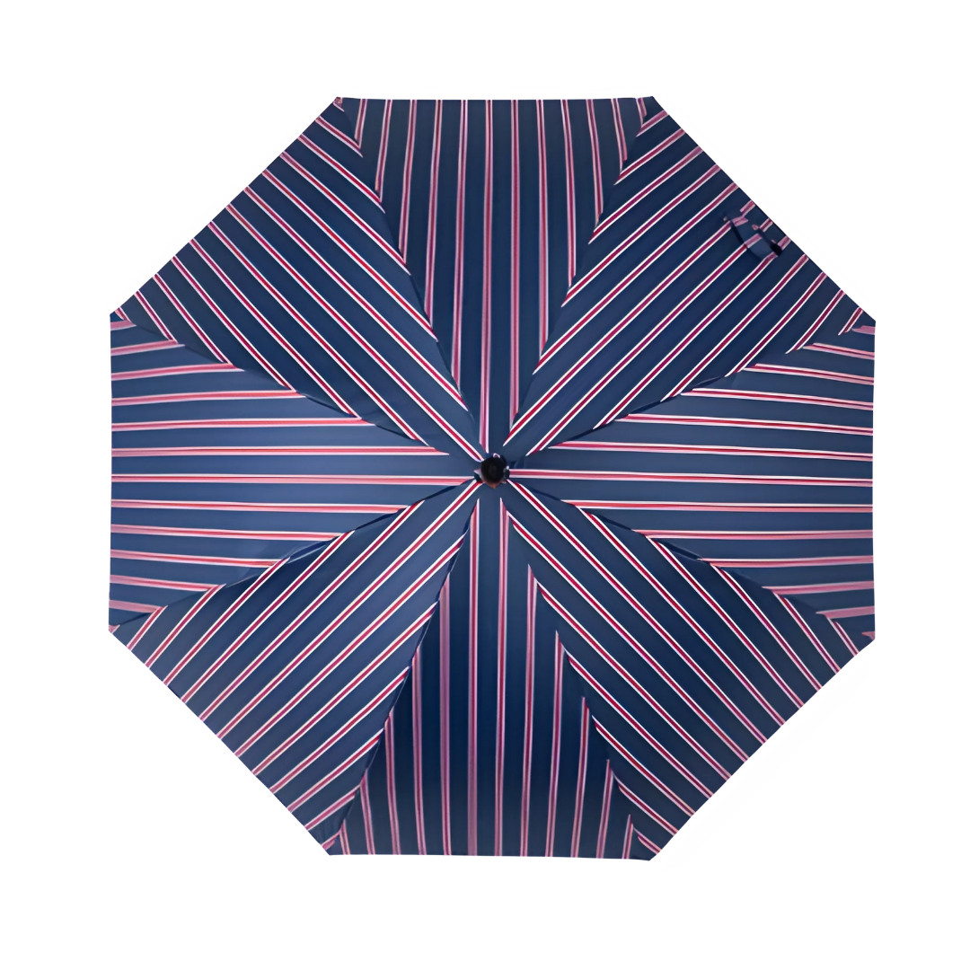 Parapluie Canne de Marche Luxe Bleu Rouge - Acheter Parapluie