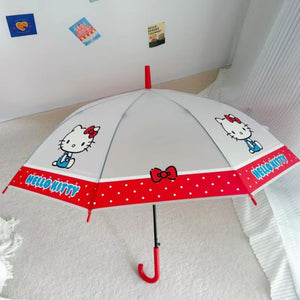 Parapluie Cloche Hello Kitty Blanc - Acheter Parapluie