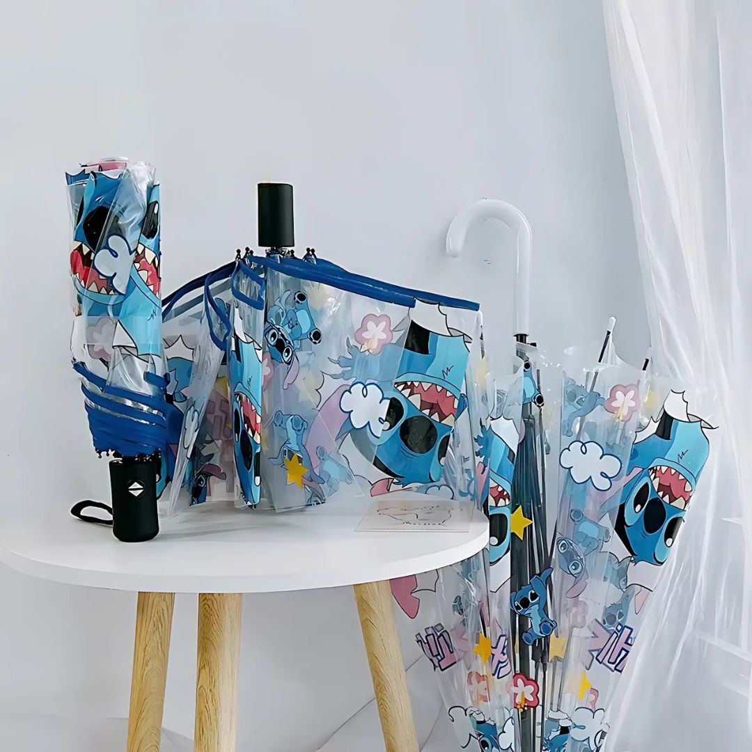 Parapluie Disney Stitch Transparent - Acheter Parapluie