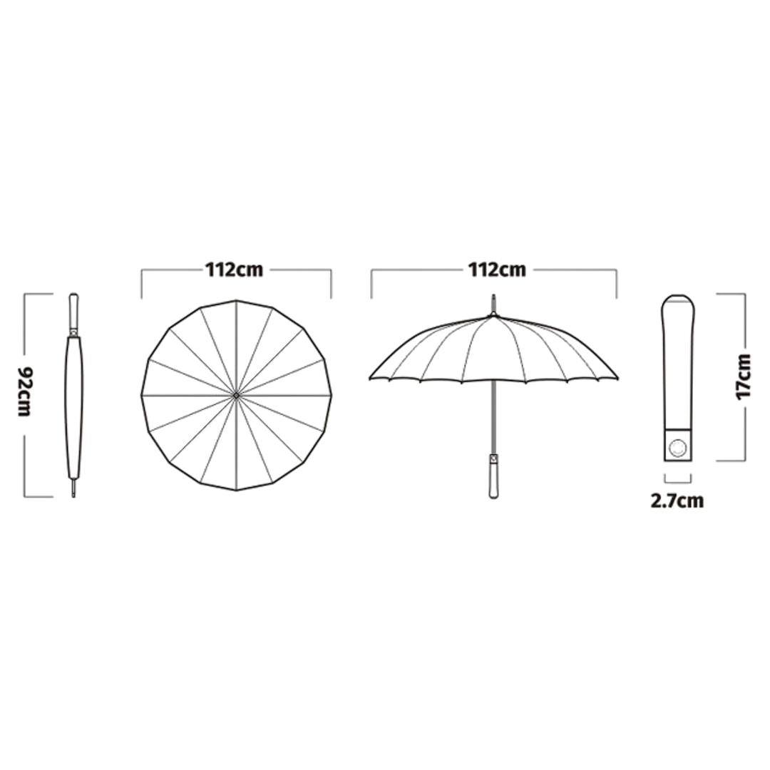 Parapluie Élégant Golf Marine - Acheter Parapluie
