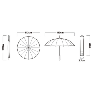 Parapluie Élégant Golf Marine - Acheter Parapluie