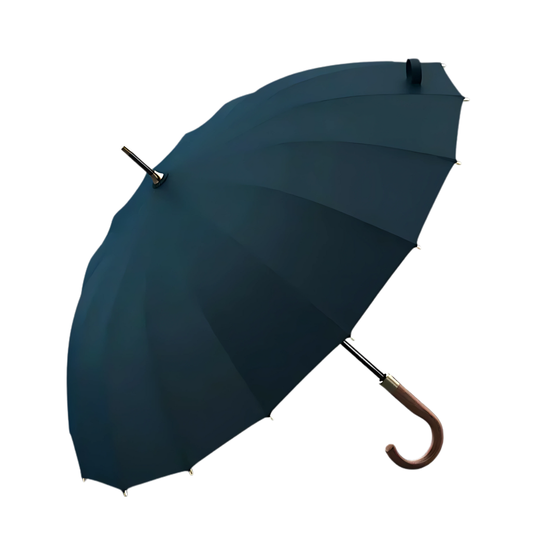 Parapluie Élégant Manche en Bois Canne Marine - Acheter Parapluie