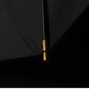 Parapluie Élégant Manche en Bois Noir - Acheter Parapluie