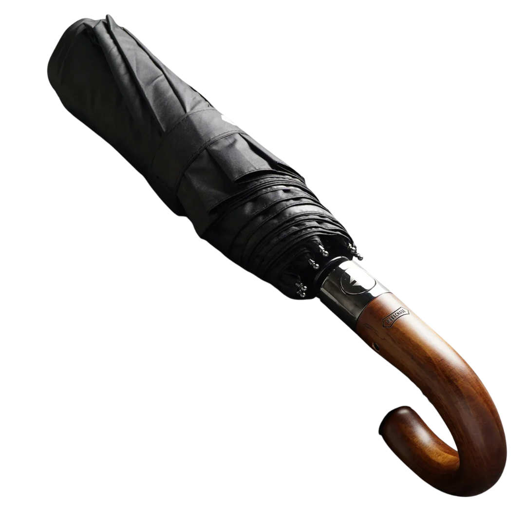 Parapluie Élégant Pliant Luxe Noir - Acheter Parapluie