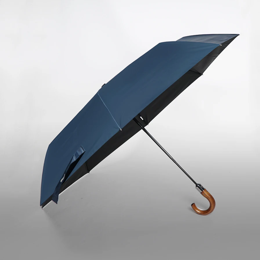 Parapluie Élégant Pliant Luxe Marine - Acheter Parapluie