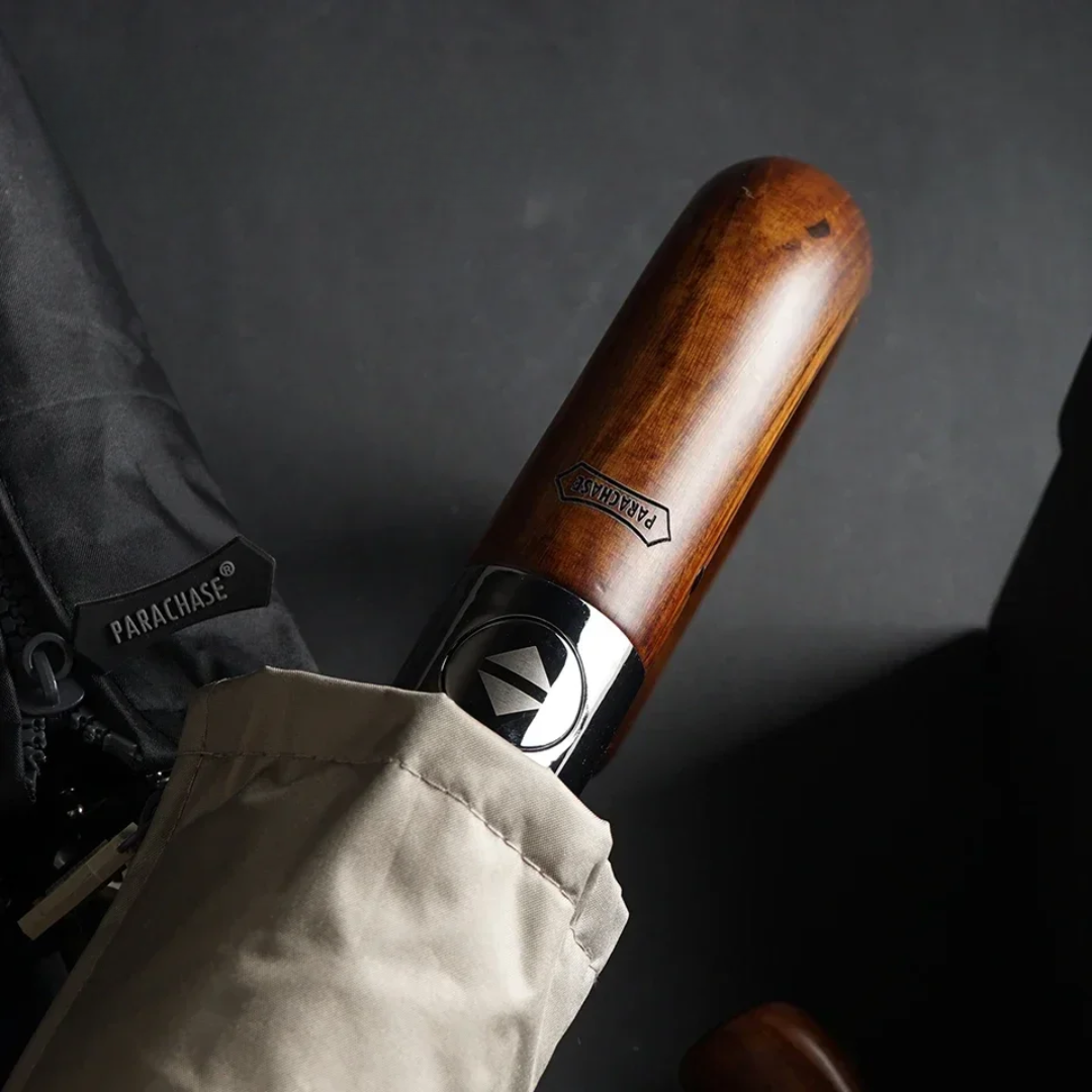 Parapluie Élégant Pliant Luxe Kaki - Acheter Parapluie