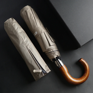 Parapluie Élégant Pliant Luxe Kaki - Acheter Parapluie
