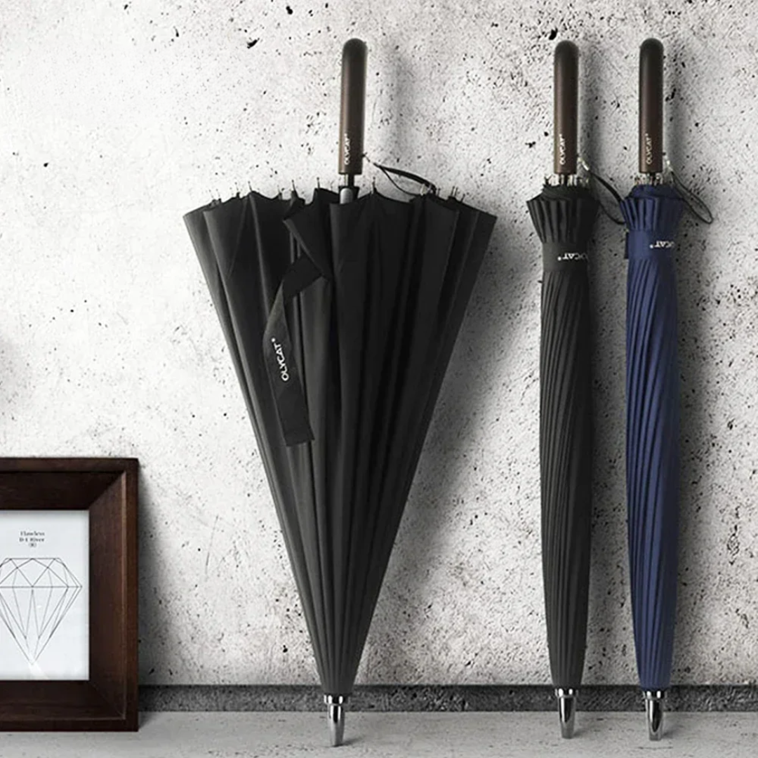 Parapluie Élégant Premium Noir - Acheter Parapluie