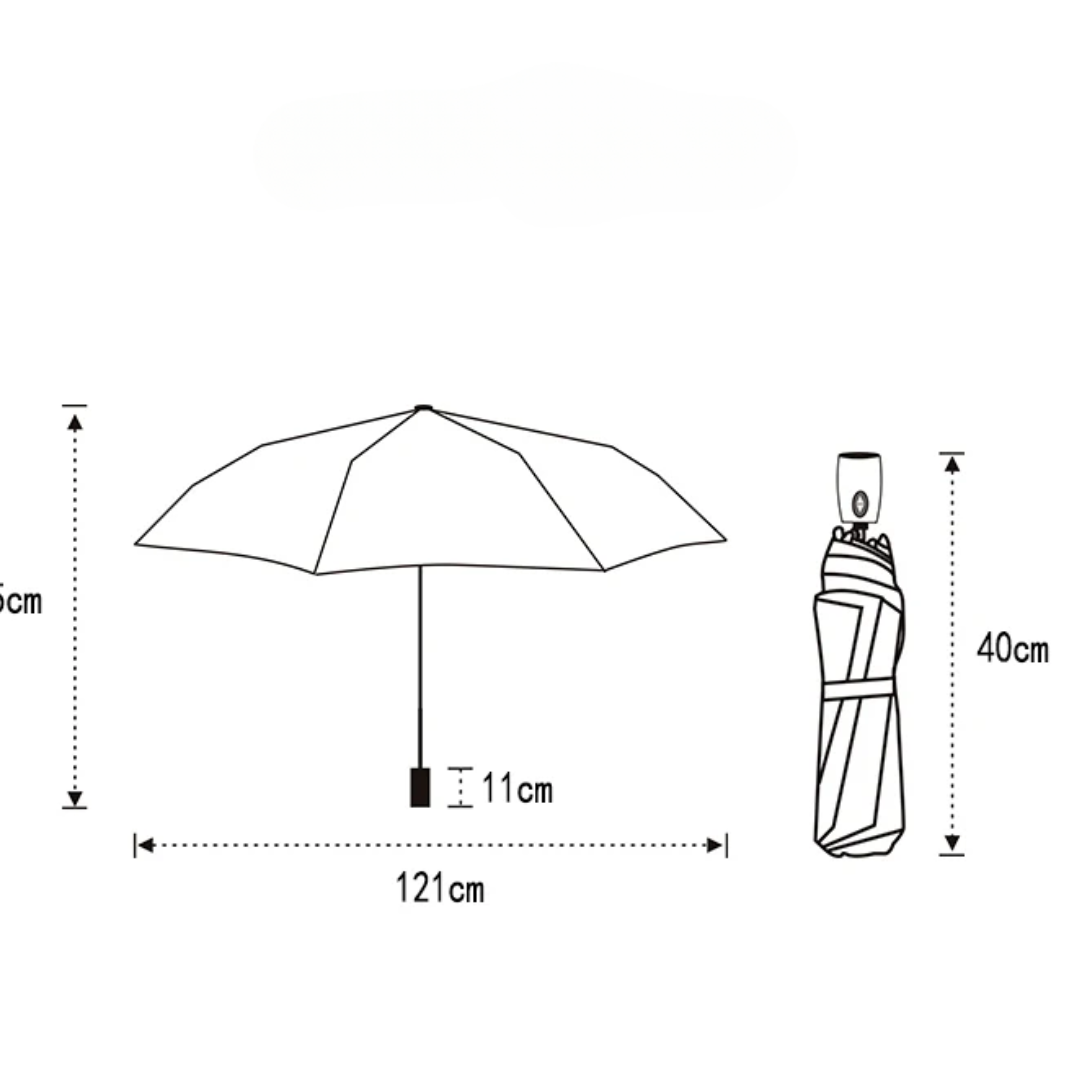 Parapluie Élégant Ultra-Léger Marine - Acheter Parapluie