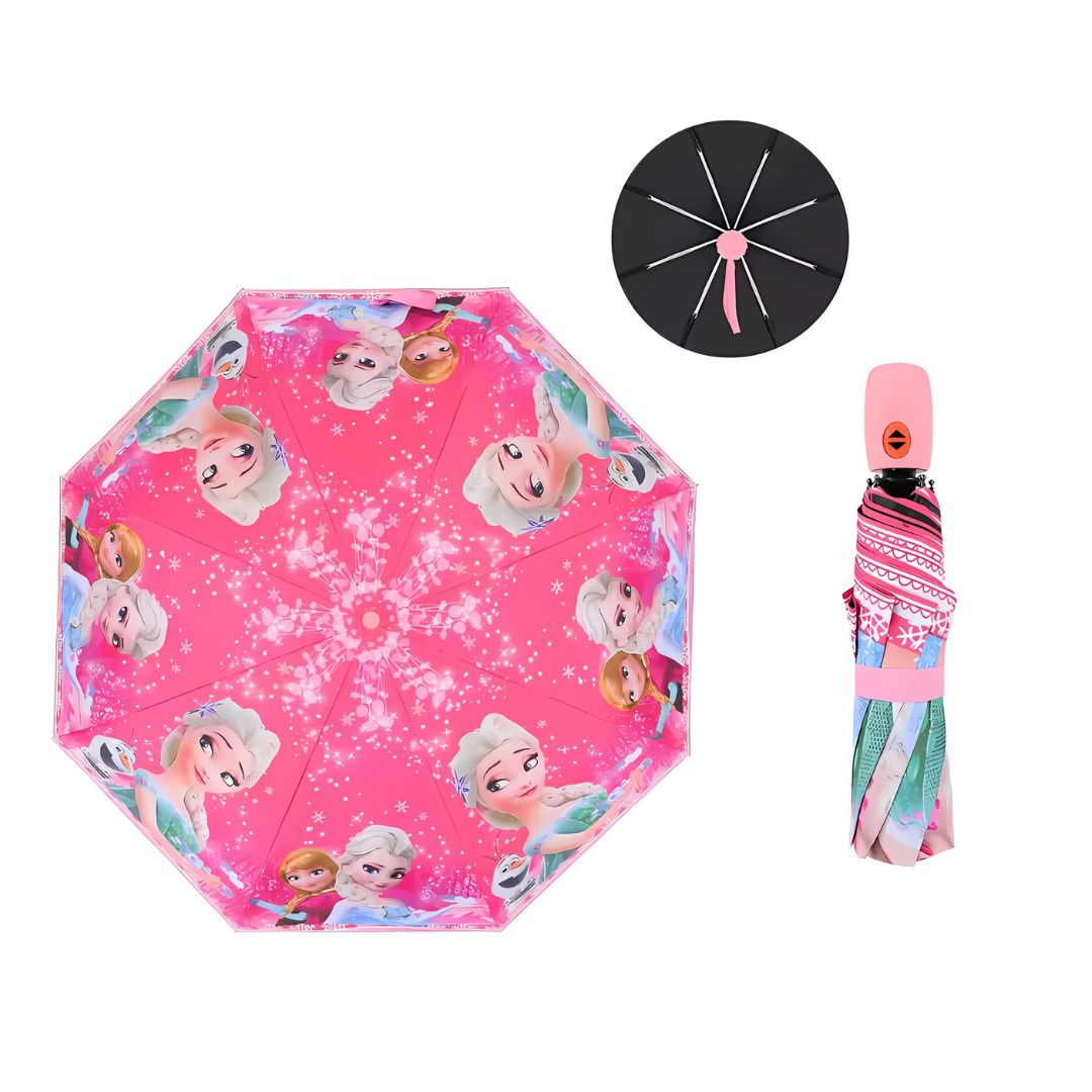 Parapluie Enfant La Reine des Neiges Rose - Acheter Parapluie