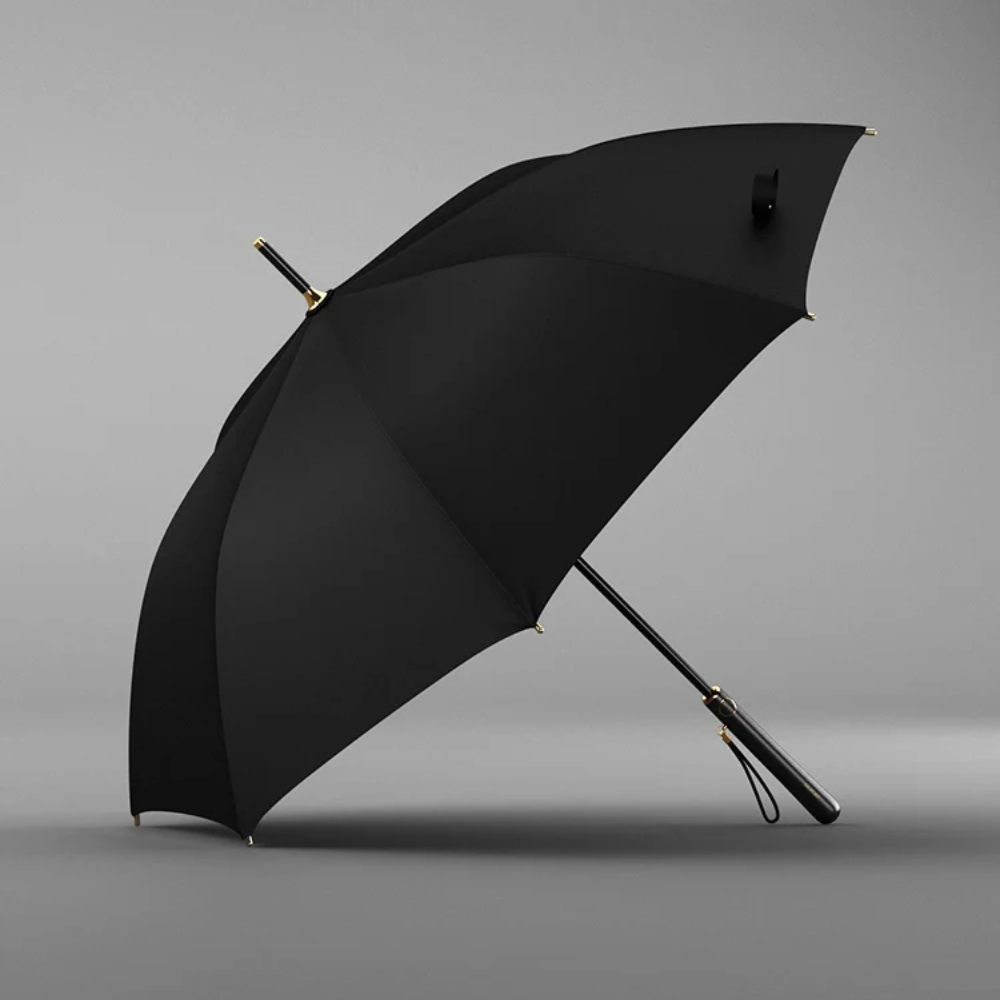 Parapluie Golf Double Couche - Luxe Noir - Acheter Parapluie