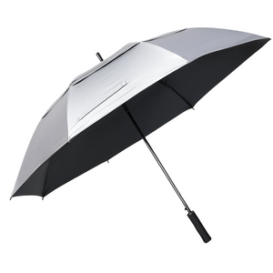 Parapluie Golf Titanium Luxe Argent - Acheter Parapluie
