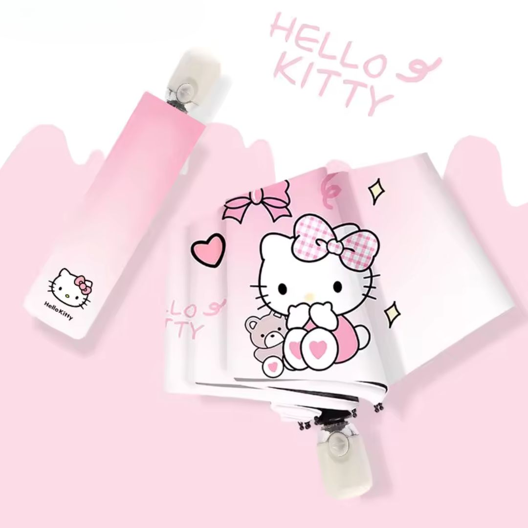 Parapluie Hello Kitty Rose - Acheter Parapluie