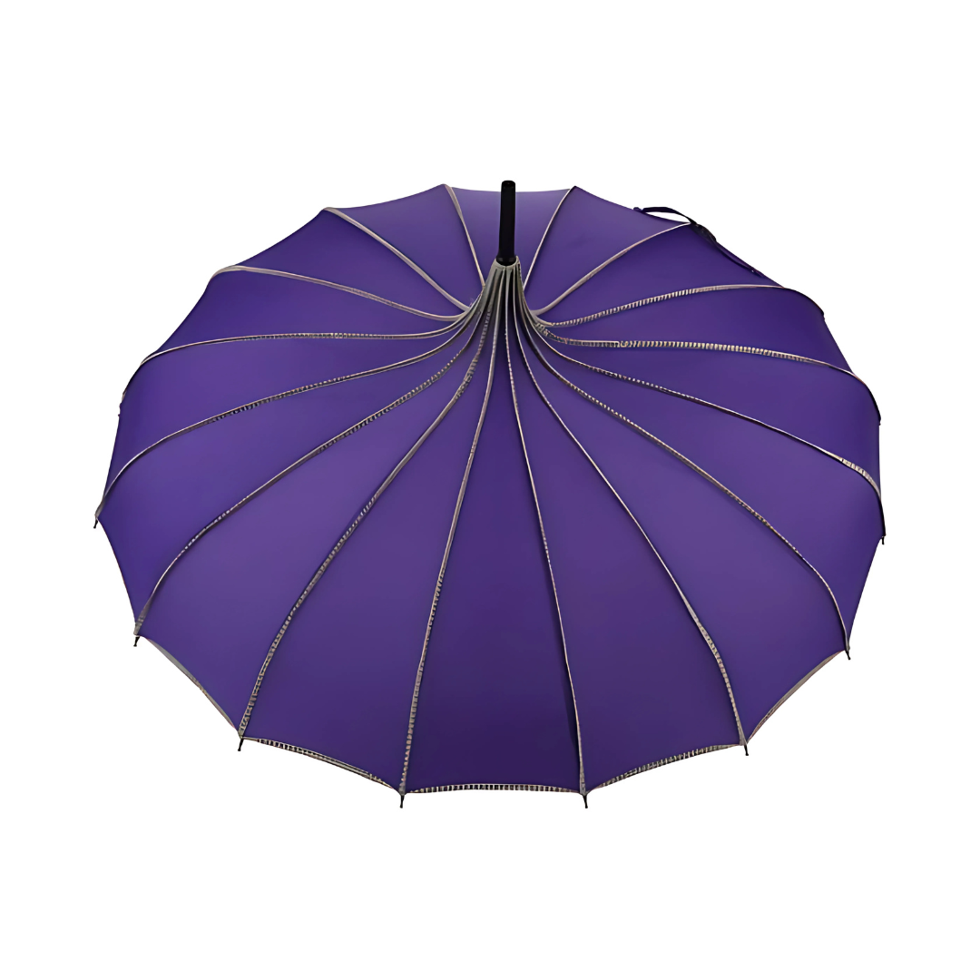 Parapluie Pagode Élégant Violet - Acheter Parapluie