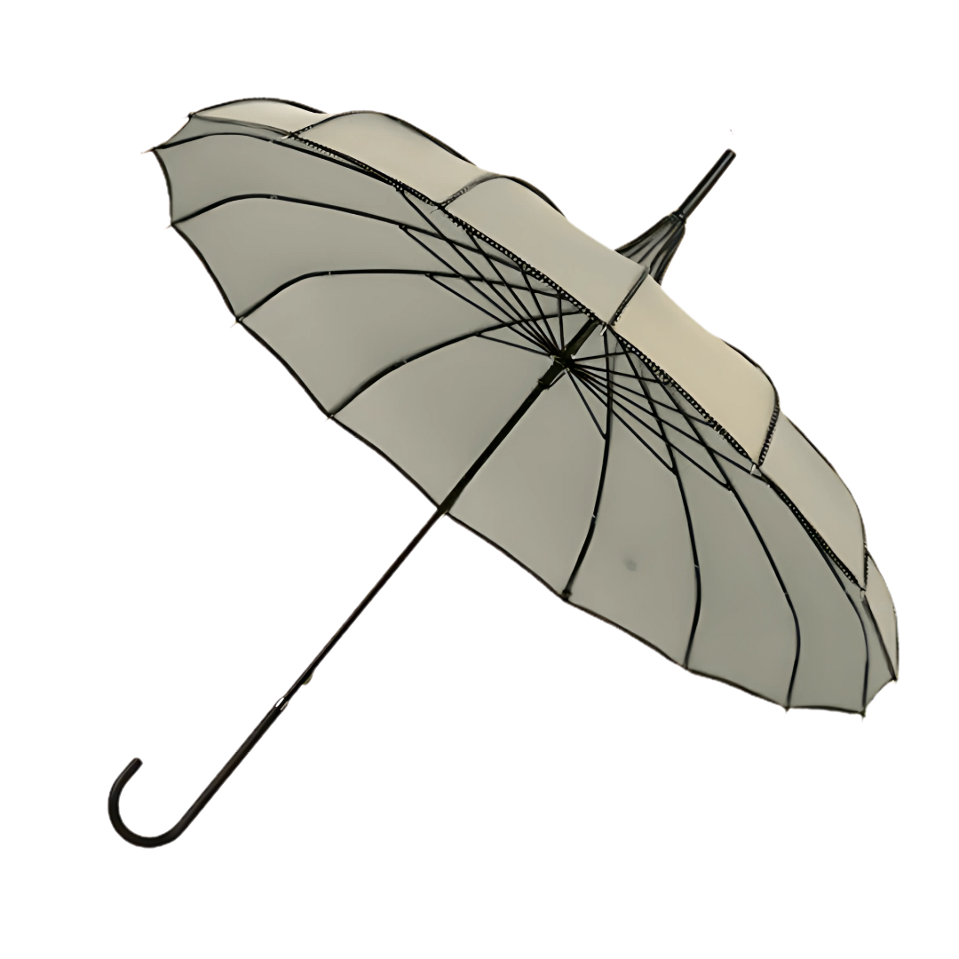 Parapluie Pagode Élégant Blanc - Acheter Parapluie