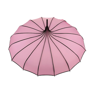 Parapluie Pagode Élégant Rose - Acheter Parapluie