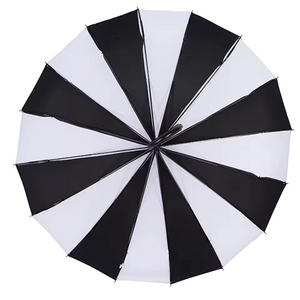 Parapluie Pagode Rétro Vintage Noir et Blanc - Acheter Parapluie