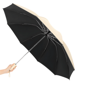 Parapluie Réfléchissant Inversé Luxueux Blanc Cassé - Acheter Parapluie