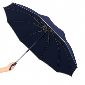 Parapluie Réfléchissant Inversé Luxueux Bleu - Acheter Parapluie