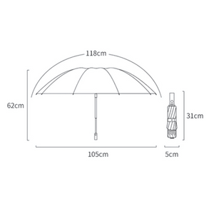 Parapluie Réfléchissant Inversé Luxueux Rose - Acheter Parapluie