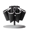 Parapluie Réfléchissant Inversé Luxueux Noir - Acheter Parapluie