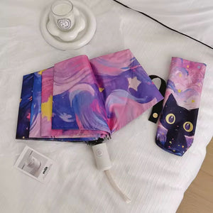 Parapluie Resistant Motif Chat Rose - Acheter Parapluie