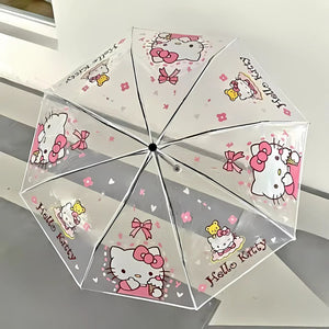 Parapluie Transparent Hello Kitty - Acheter Parapluie