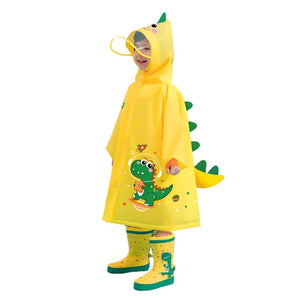 Ponchon Enfant Imperméable Dinosaure Jaune - Acheter Parapluie