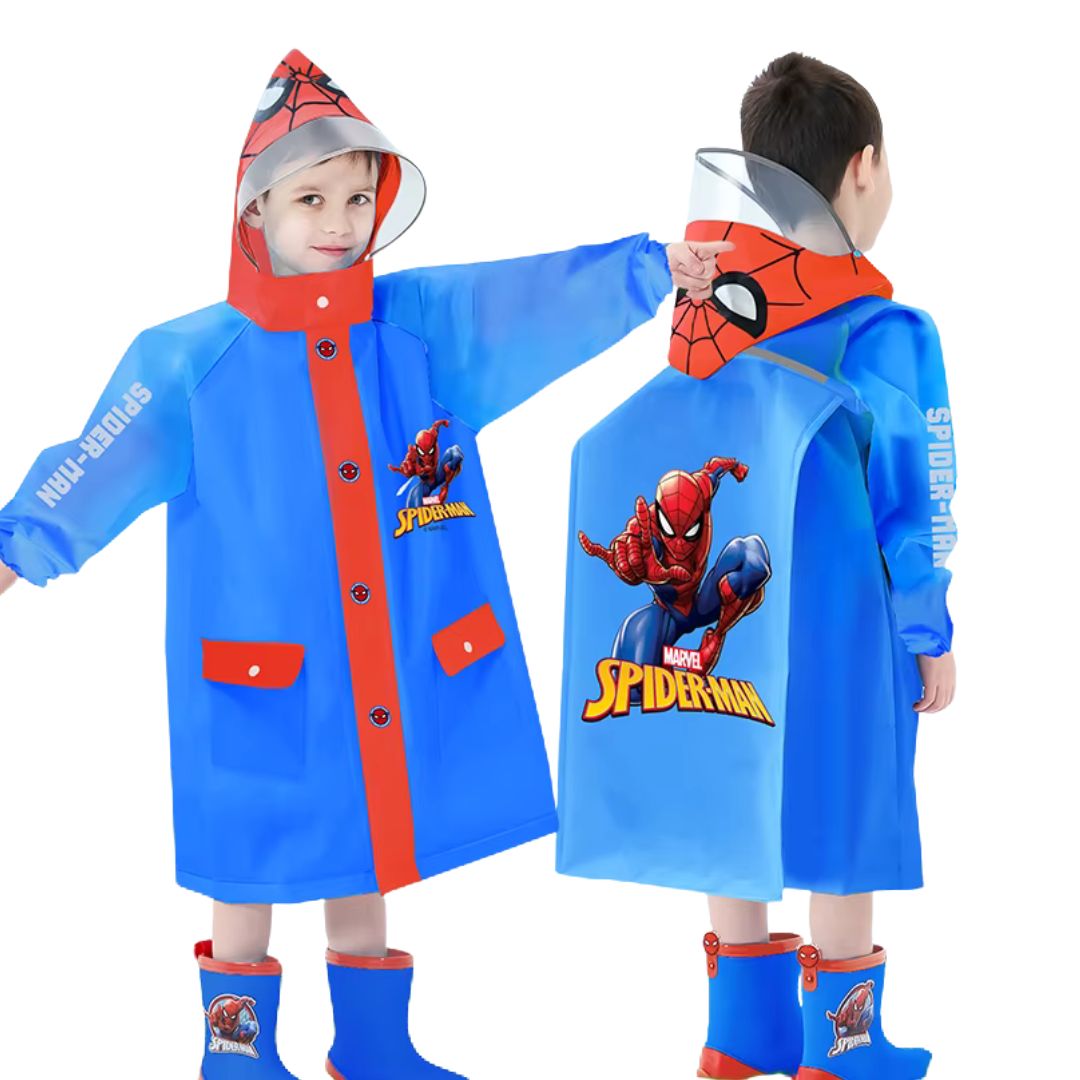 Ponchon Enfant Imperméable Spider-Man Bleu - Acheter Parapluie
