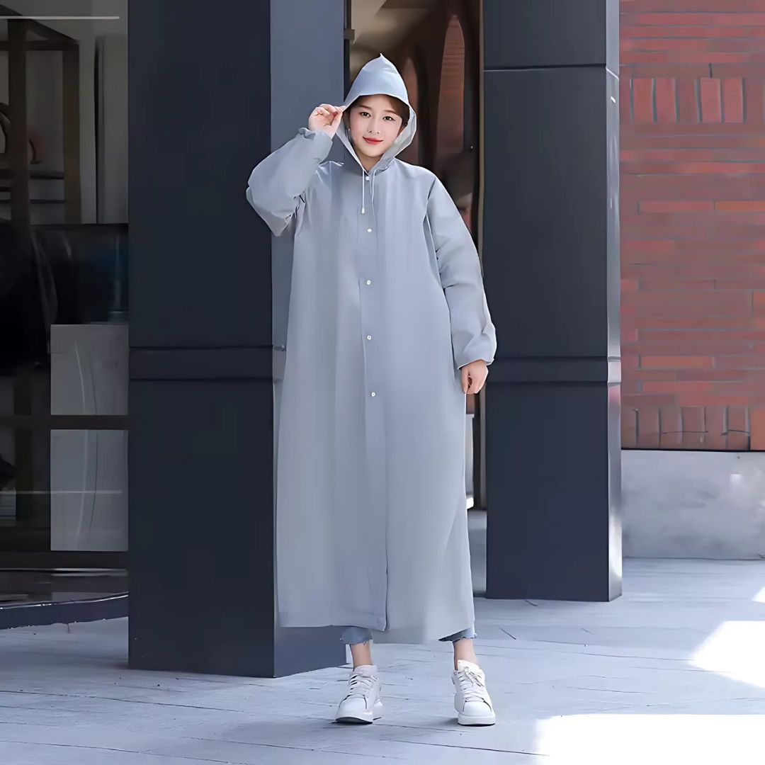 Ponchon Femme Premium Imperméable Gris - Acheter Parapluie