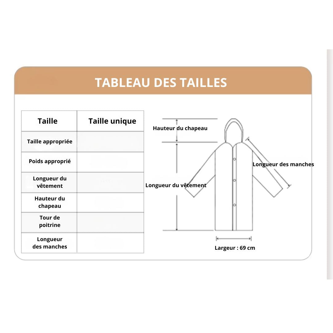 Ponchon Femme Premium Imperméable Blanc - Acheter Parapluie