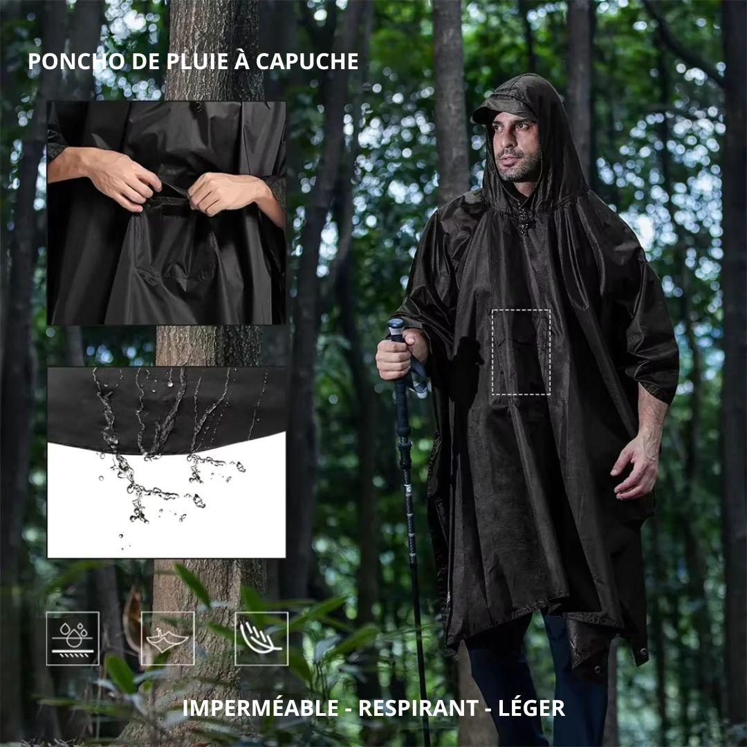 Ponchon Homme Imperméable Vert - Acheter Parapluie