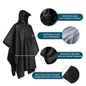 Ponchon Homme Imperméable Vert - Acheter Parapluie